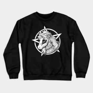 Hardcorn - Cute Evil Unicorn Gift Crewneck Sweatshirt